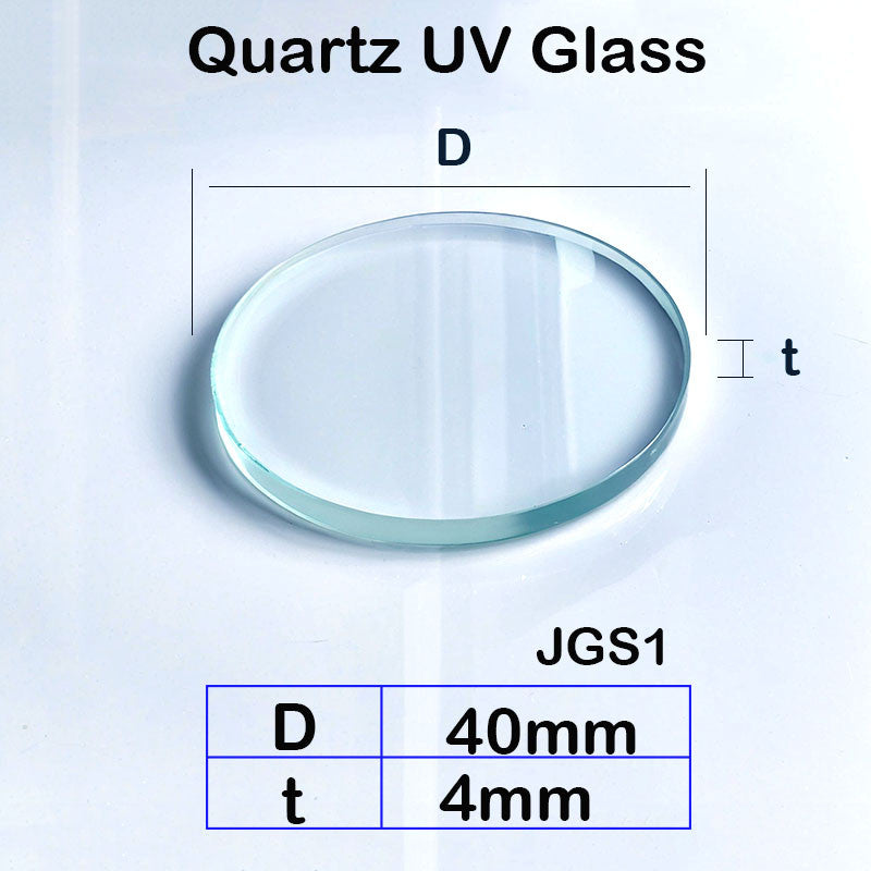 Quartz Glass Sheet-Transparent UV Ultraviolet Light, Resistant to 1200 Celsius High Temperature, Customizable Size