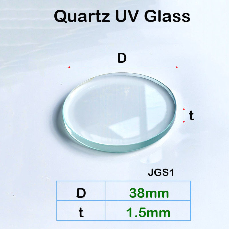 Quartz Glass Sheet-Transparent UV Ultraviolet Light, Resistant to 1200 Celsius High Temperature, Customizable Size