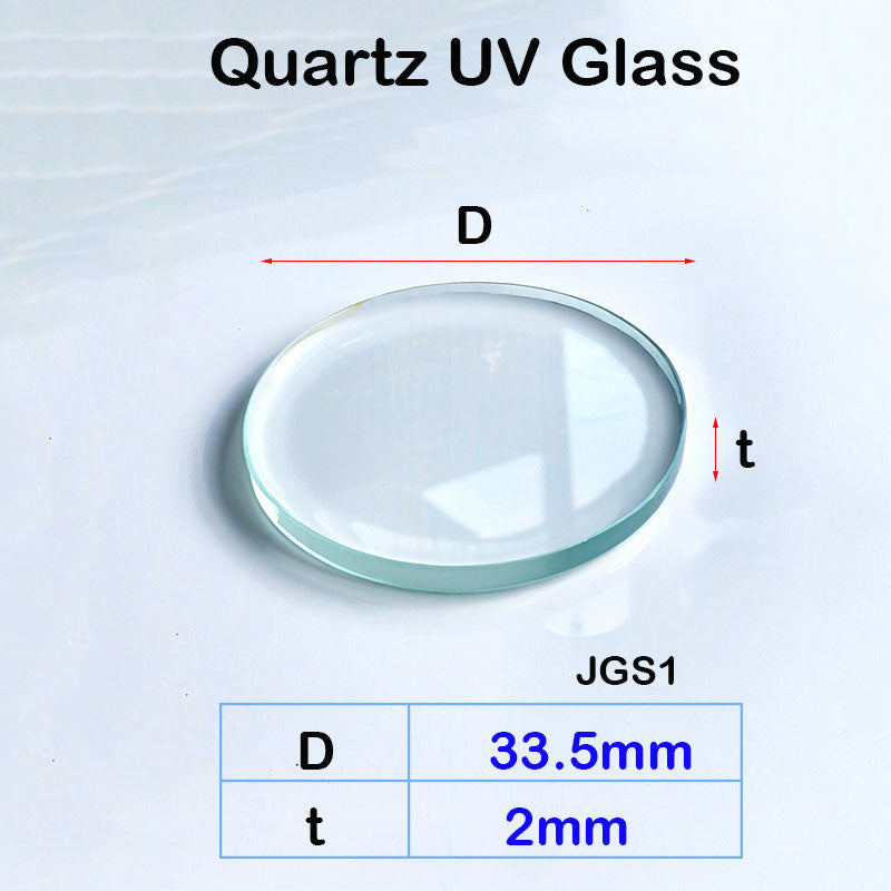 Quartz Glass Sheet-Transparent UV Ultraviolet Light, Resistant to 1200 Celsius High Temperature, Customizable Size