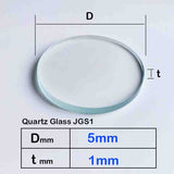 Quartz Glass Sheet-JGS1-φ 5mm, Laser Cutting Protection Sheet