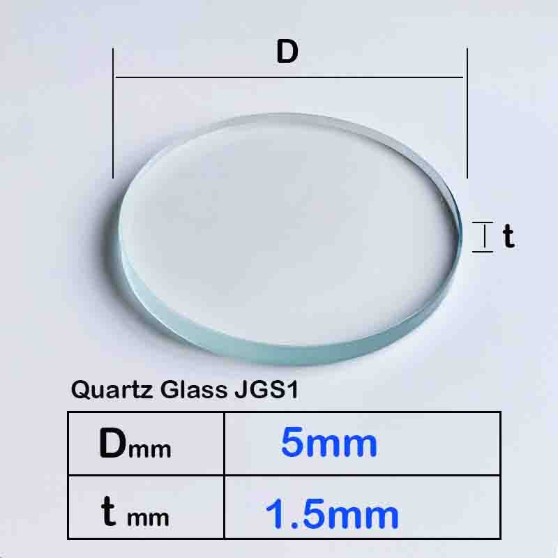 Quartz Glass Sheet-Transparent UV Ultraviolet Light, Resistant to 1200 Celsius High Temperature, Customizable Size