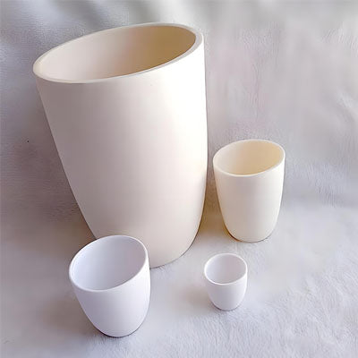 High-Purity Alumina Ceramic Crucibles for Lab & Industrial Use - 3ml to 3500ml, Multiple Sizes (P10003-P13500)